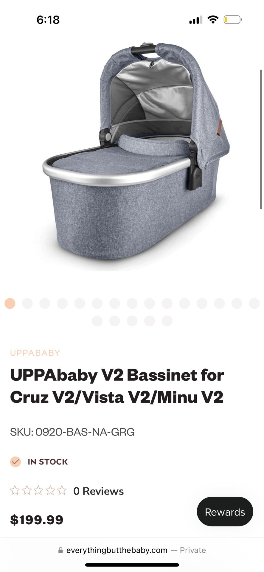 Uppa Baby Bassinet Only