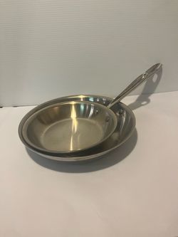 All-Clad Stainless Steel Skillet Pan Set of 2