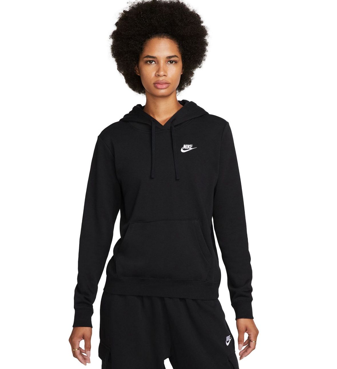 NWT Women’s Nike Sportswear Club Fleece Hoodie Black Medium MSRP $65