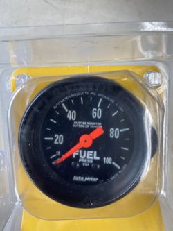 AutoMeter 100 psi fuel gauge 2in