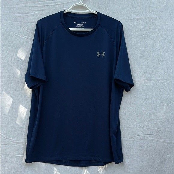 Under Armour Blue Short Sleeve Tee Casual Comfort
