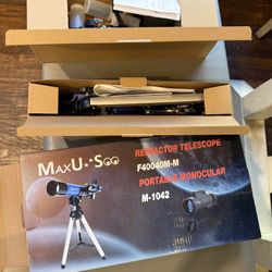 Max-u-Soo F40040m-m Kids Retractor Telescope 