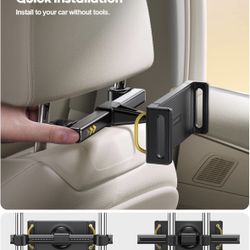 Car Tablet Headrest Holder
