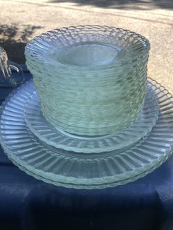 Glass Dishes and cups $10 for sale
