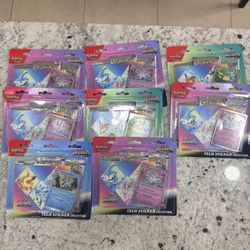 Pokemon Prismatic Evolutions Tech Sticker Collection
