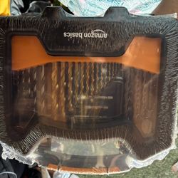 Amazon Basics Drill Bit Set NEW!! Factory Sealed 