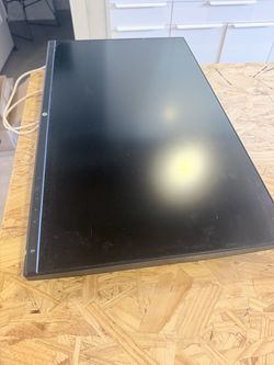 HP Monitor computer screen work from home setup, articulating arm, web camera