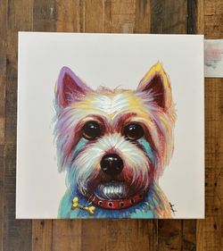 Canvas Painting (Dog)