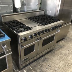 Viking 48” Stainless Steel Gas Range Stove 