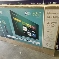 65” Inch Hisense Smart Roku UHDTV 4K 