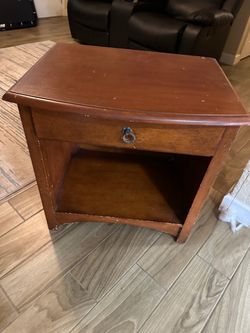 Wooden nightstand