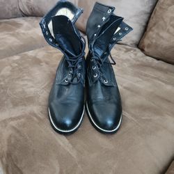 Diamond J Woman's Vintage Leather Boots Size 7.5 - 8