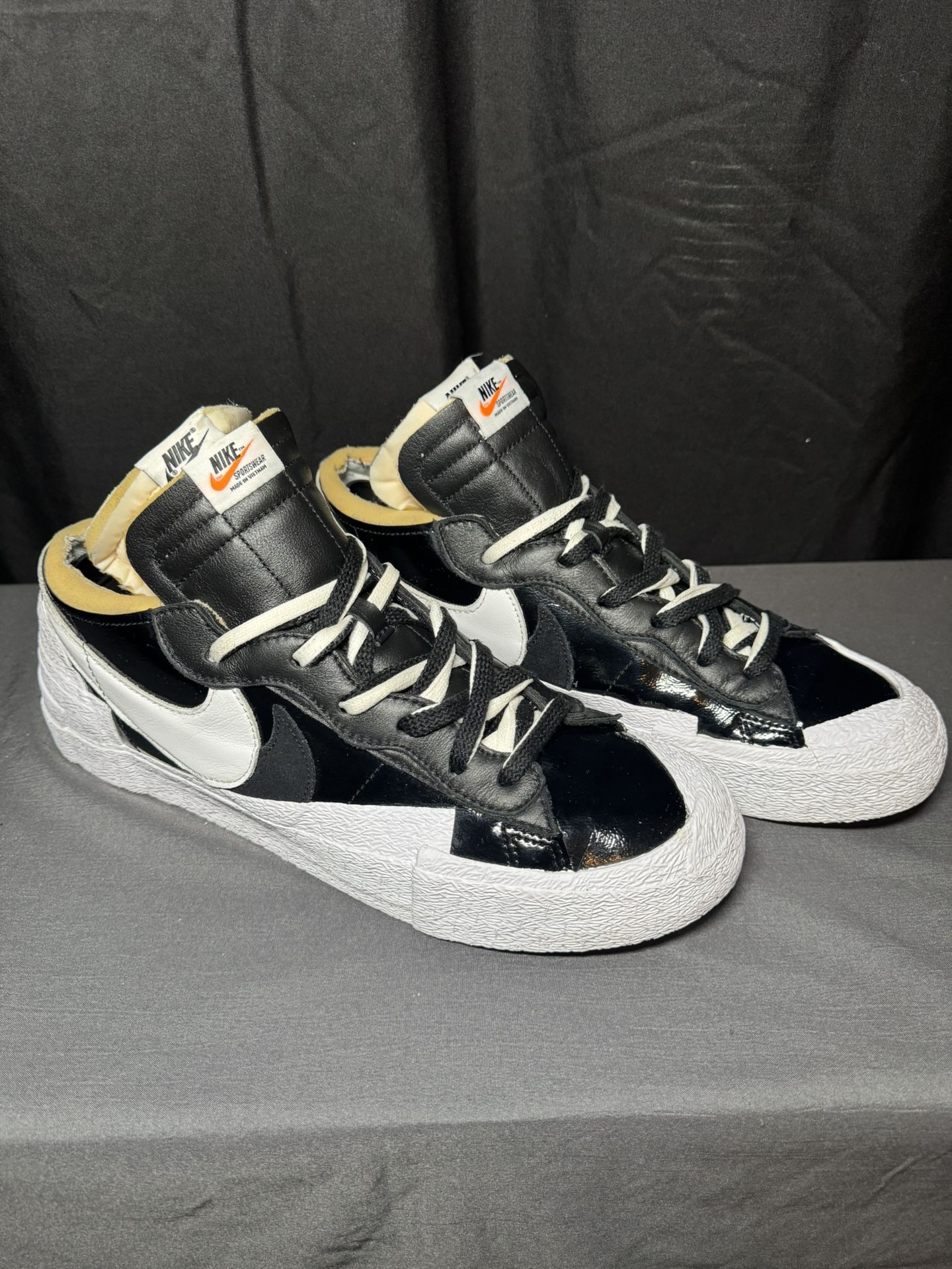 Nike Blazer Low Sacai Black Patent Leather