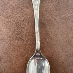 Rare 1909 Egyptian Decorative Silver Spoon