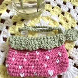 🍓 Mini Strawberry Crochet Coin Purse 🍓