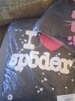 Sp5der I Heart Sp5der Hoodie XL Black