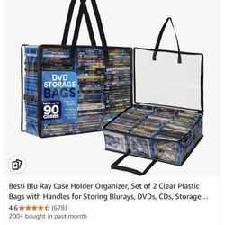 DVD Blu Ray Storage Carry Bag
