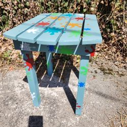 Painted Side Table 
