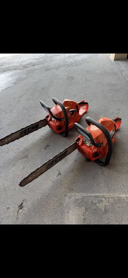 2 Echo 16” Chain Saws $400