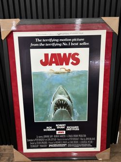 JAWS 1975 Full Size Movie Poster