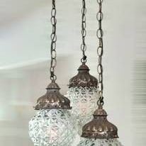 Vintage Swag Chandelier Hanging Lamp 