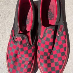 Red Vans Size7 