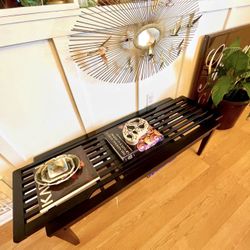 Mid century modern style expandable bench / coffee table 