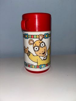 Vintage 1996 Arthur Aladdin Thermos PBS Kids