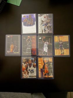 Shaquille O'Neal Basketball Card Lot (9 Cards)