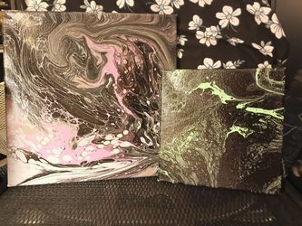 Multiple (10) Acrylic Paintings