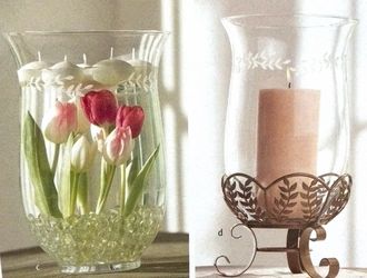 Princess house candelabro con su base y espejo
