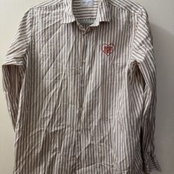 MILANO family first plaid dress shirt Large