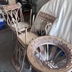 Antique Table And Chairs