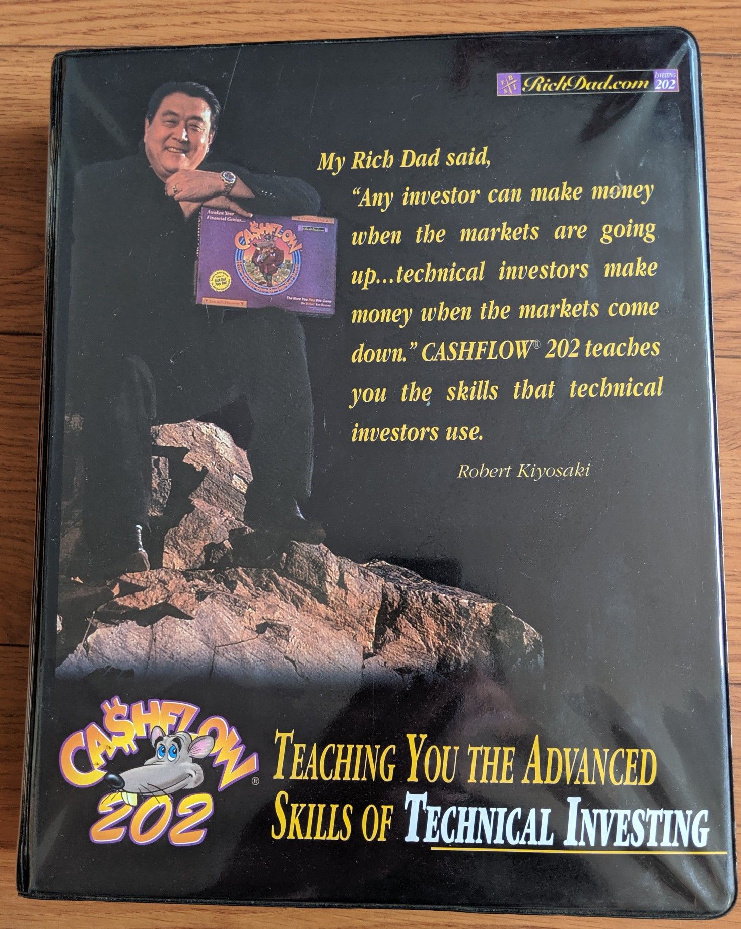Rich Dad Cashflow 202 Advanced Investing Board Game Cards + Tapes