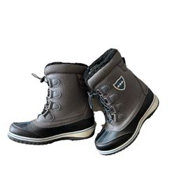 Kid Boys' totes David Winter Boots totes kids size 1 Grey Black And Blue