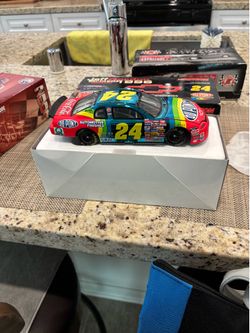 Jeff Gordon's #24 DuPont Chevrolet, specifically the 1996 Bristol Car