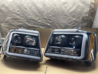 OH196Fit 07-15 Chevy Suburban/tahoe/avalanche Switchback Led Headlight Pair 