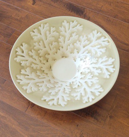 Coral Tropical Bowl Platter Candle Holder Table Decor