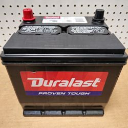 100% Healthy Car Battery Group Size 121R Duralast (2024)- $60 With Core Exchange/ Bateria Para Carro Tamaño 121R Duralast (2024)