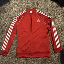 Classic Red Adidas Track Jacket 