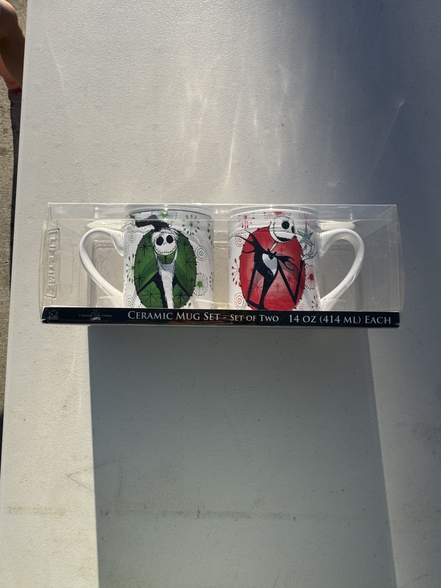 The Nightmare Before Christmas Ceramic Mug Set Disney 25 Years New In Package