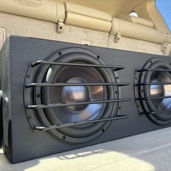 2 10” Dayton Audio HO subwoofers