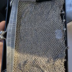Silver Chainmail Purse/clutch 