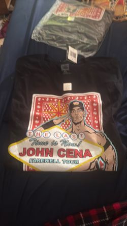 official WWE shop, Las Vegas T-shirt size extra large John cena official WWE shop Las Vegas T-shirt size extra large