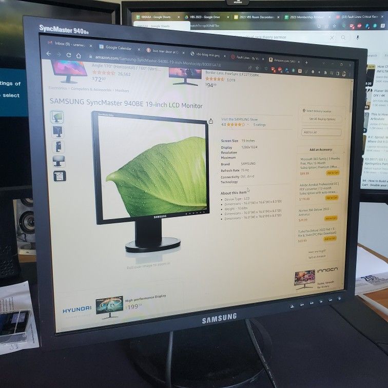 Samsung Syncmaster 940BE 19" LCD Monitor, Several Available