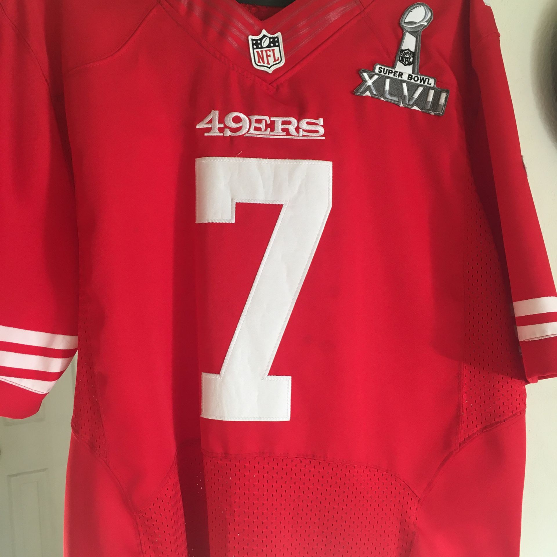 San Francisco 49ers:  #7 KAPERNICK jersey MENS — Size 44