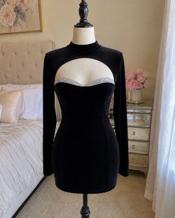 First class Velvet Mini Dress XL