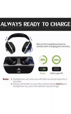 Wireless tv headphones artiste outlet adh300 2.4 ghz digital tv