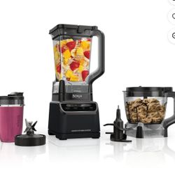 Ninja Grand Kitchen System Blender, Smoothie, Chop, Dough,  4 Preset Programs, 3 Speeds, 1200W, 72 Oz, KS500 Black
