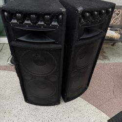 2x Pyle Loud Speakers Padh212 